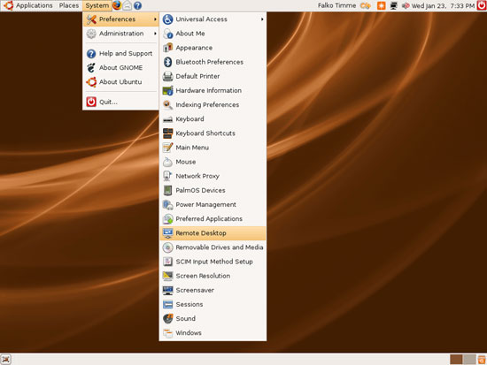 open terminal ubuntu through chrome remote desktop